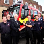 Caversham Road fire station keys handover