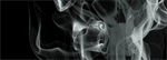 Smoke on a black background