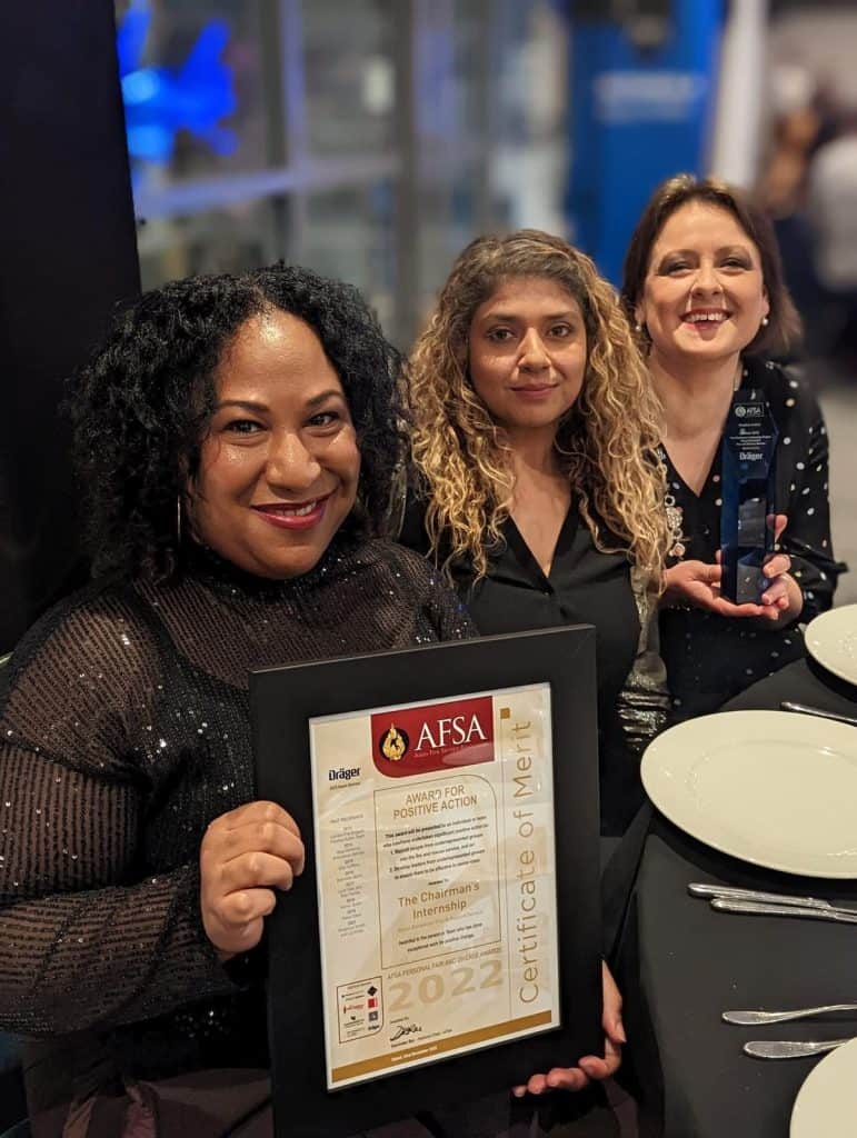 Members of the Project Team accepting the Award