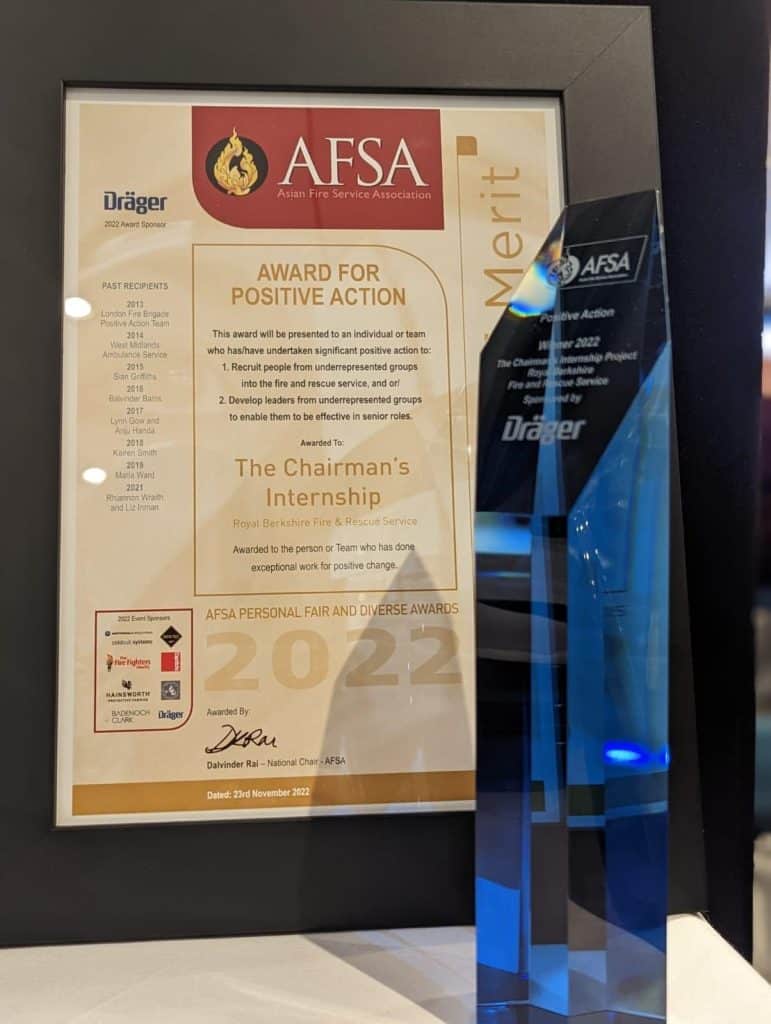 Positive Action Award