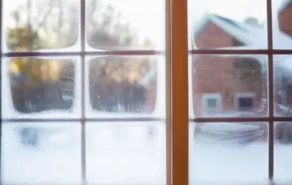 Ice on windows