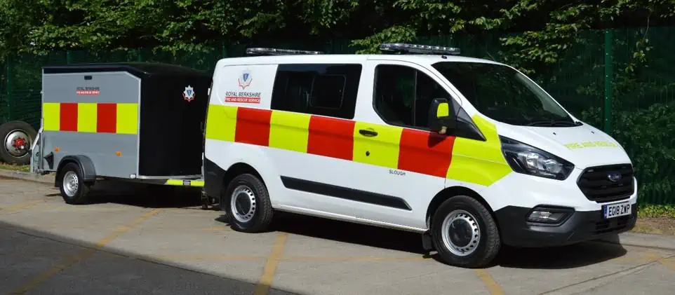 A Royal Berkshire Fire and Rescue Service van