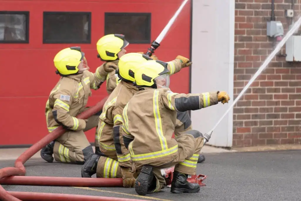 Graduation Ceremony for firefighters