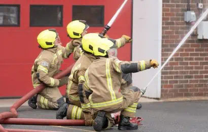 Graduation Ceremony for firefighters