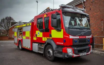 Wokingham Fire Station Fire Engine