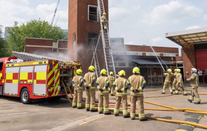 Firefighters training at Maidenhead