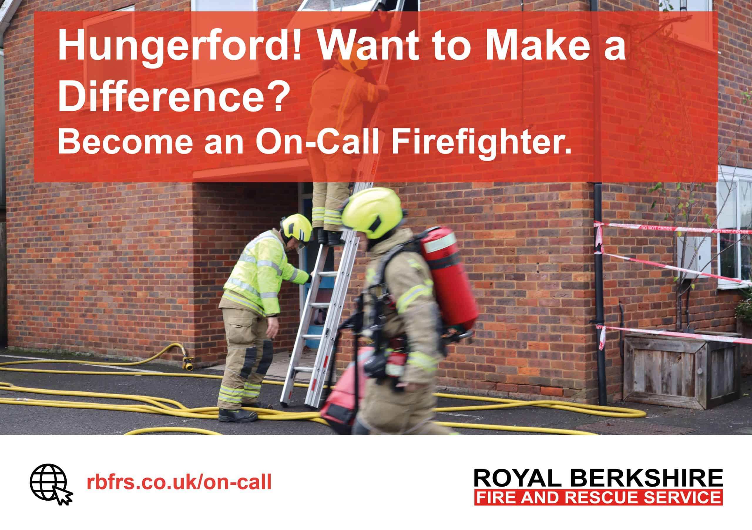 Graphic for Hungerford On-call Firefighter recruitment