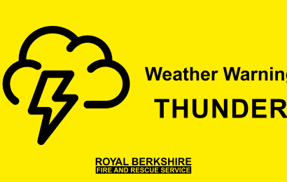 yellow weather warning for thunderstorms