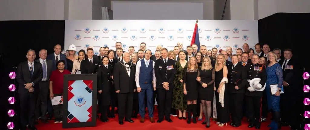 Group of people on stage at the Awards Ceremony